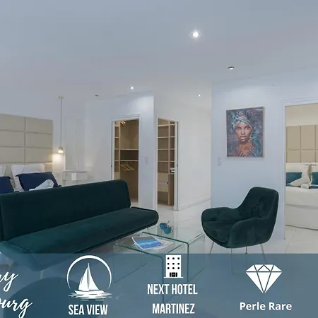 Luxury Maubourg - Vue Mer - Croisette 50M Plage - Clim - Terrasse Cannes Exterior photo