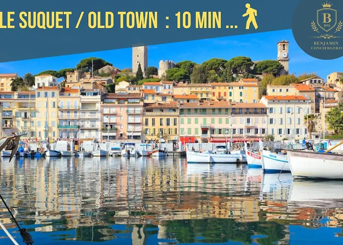 Luxury Maubourg - Vue Mer - Croisette 50M Plage - Clim - Terrasse