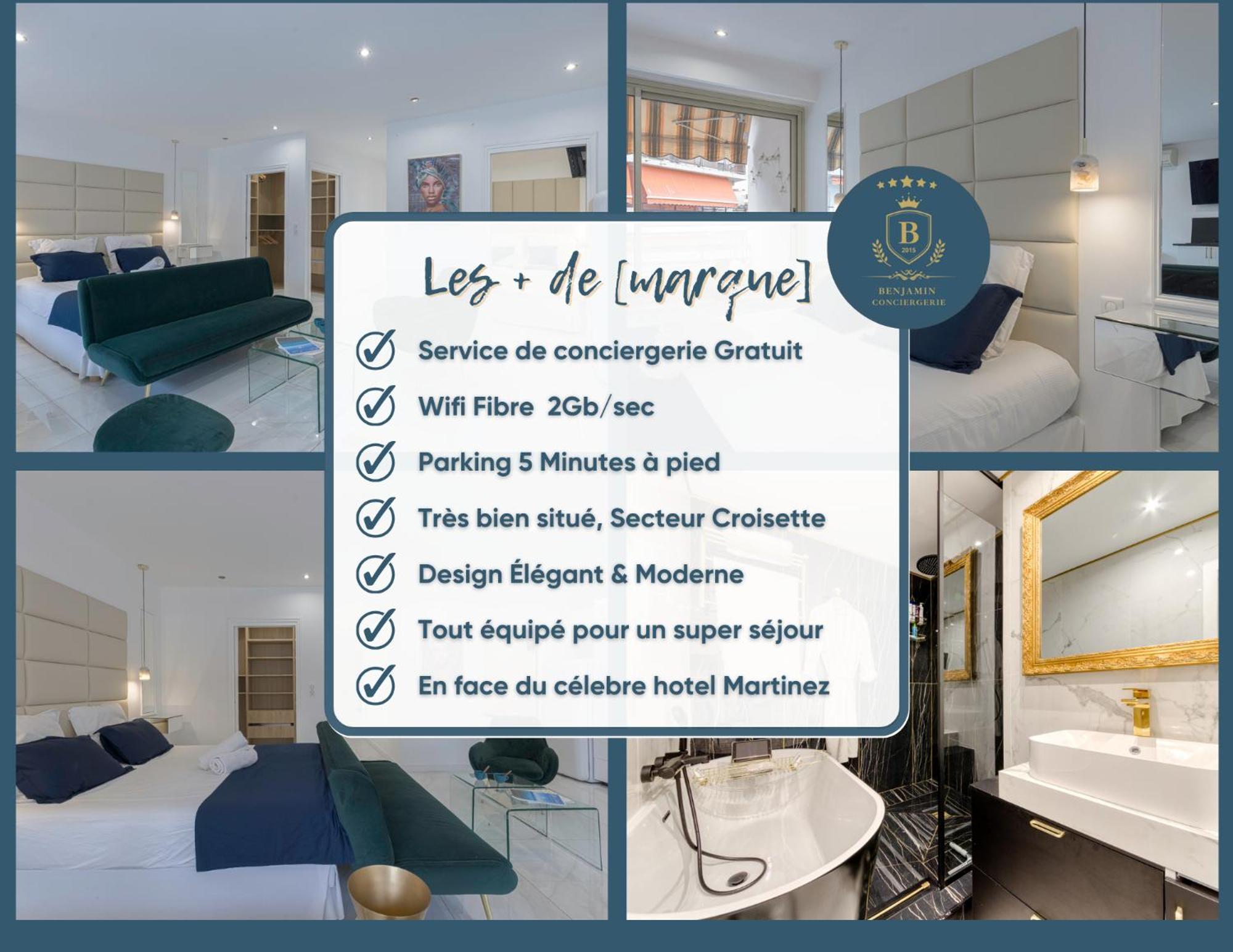 Luxury Maubourg - Vue - Croisette 50m - Clim - Terrasse * Cannes
